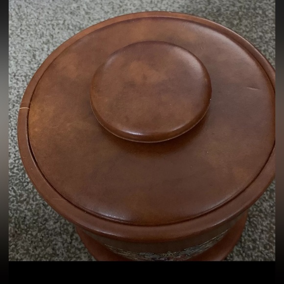 Vintage Midcentury Kraftware Insulated Ice Bucket. Lid and Handle. EUC - Picture 4 of 9